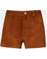 Stouls - Roxie Suede Shorts - Lyst