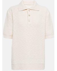 Maison Margiela - Boucle Cotton-blend Polo Shirt - Lyst