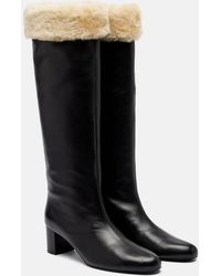 TOTEME - Downtown Leather Knee-High Boots - Lyst