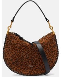 Isabel Marant - Oskan Small Suede Shoulder Bag - Lyst