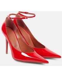 AMINA MUADDI - Anok 105 Patent Leather Pumps - Lyst