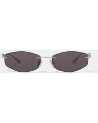 Balenciaga - Nano D-Frame Oval Sunglasses - Lyst