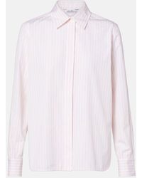 Max Mara - Accenni Striped Cotton Shirt - Lyst