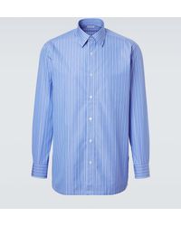 Charvet - Striped Cotton Poplin Shirt - Lyst