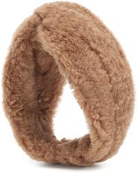 Max Mara Ovidio Faux Fur Headband - Brown