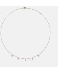 STONE AND STRAND - Disco 10Kt Necklace With Diamonds - Lyst