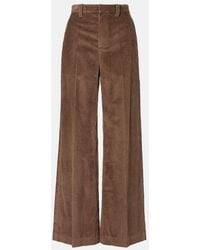 Brunello Cucinelli - Monili Cotton Corduroy Wide-Leg Pants - Lyst