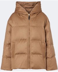 Max Mara - The Cube Reversible Camel Hair Puffer Jacket - Lyst