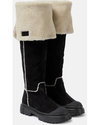 Hogan - Stiefel H619 Aus Veloursleder - Lyst