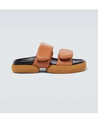 Dries Van Noten - Leather Platform Sandals - Lyst
