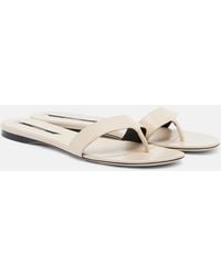 Christen - Helix Leather Thong Sandals - Lyst