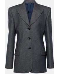 Magda Butrym - Wool-Blend Blazer - Lyst