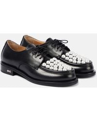 Mach & Mach - Mocassins Sirene En Cuir A Ornements - Lyst