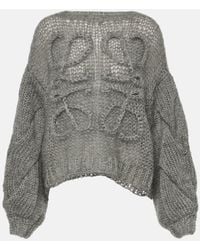 Loewe - Jersey de mezcla de mohair con anagrama - Lyst