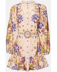 FARM Rio - Robe Beauty Bouquet En Coton - Lyst