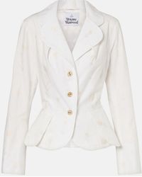 Vivienne Westwood - Bettina Floral Cotton-Blend Blazer - Lyst