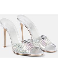 Paris Texas - Holly Embellished Pvc Mules - Lyst