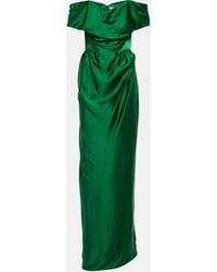 Vivienne Westwood - Off-shoulder Satin Gown - Lyst