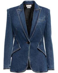 Donna Abbigliamento da Giacche da Giacche sportive eleganti e blazer BlazerPinko in Materiale sintetico di colore Blu 