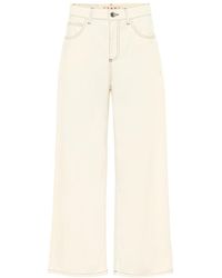 Marni Jeans a vita alta - Neutro