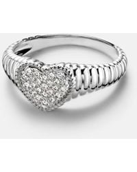 Yvonne Léon - Baby 9Kt Pinky Ring With Diamonds - Lyst