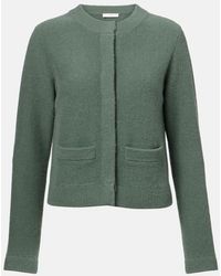 Vince - Shrunken Boiled Knitted Jacket - Lyst