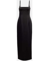 SIR. - Robe Longue Poppy Column En Satin - Lyst