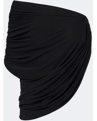 Balenciaga - Draped One-Shoulder Jersey Top - Lyst
