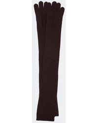 Nour Hammour - Cashmere And Wool Gloves - Lyst
