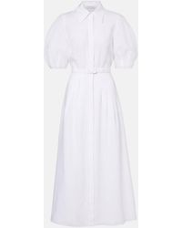 Gabriela Hearst - Maude Belted Linen Shirt Dress - Lyst