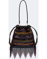 Etro - Kalispera Small Beaded Fringed Shoulder Bag - Lyst