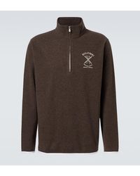 Brunello Cucinelli - Cashmere-Blend Half-Zip Sweater - Lyst