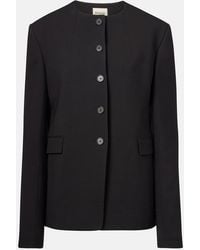 KHAITE - Jameson Wool-Blend Jacket - Lyst