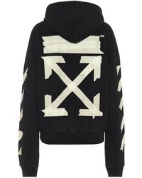 Off-White c/o Virgil Abloh Felpa in cotone con cappuccio - Nero