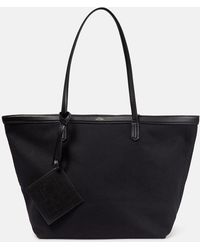 Totême - Leather-trimmed Canvas Tote Bag - Lyst
