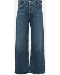 Agolde - Gerade High-Rise Cropped Jeans Ren - Lyst