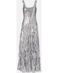 Marmar Halim - Sequined Silk-Blend Gown - Lyst