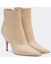Gianvito Rossi - Leather Ankle Boots - Lyst