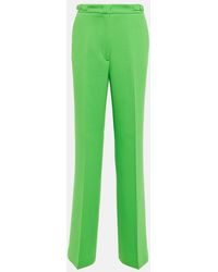 Gabriela Hearst - Vesta High-Rise Wide-Leg Virgin Wool Pants - Lyst
