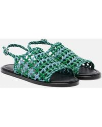 JW Anderson - Net Fishnet Sandals - Lyst