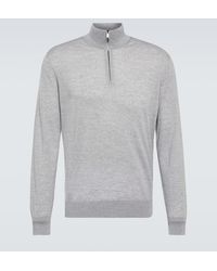 ZEGNA - Jersey De Lana Con Cuello Alto - Lyst