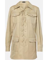 Tom Ford - Twill Blouse - Lyst
