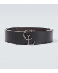 Christian Louboutin - Cl Reversible Leather Belt - Lyst
