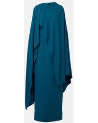 ROKSANDA - Deena Caped Crepe Gown - Lyst