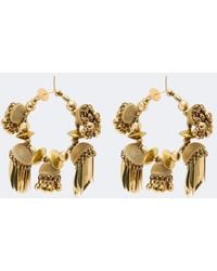 Dries Van Noten - Embellished Hoop Earrings - Lyst