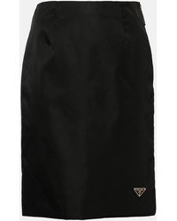 Prada - Jupe Crayon En Re-Nylon - Lyst