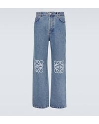 Loewe - Anagram Straight Jeans - Lyst
