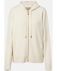 Moncler - Hooded Wool And Cashmere Zip-Up Cardigan - Lyst