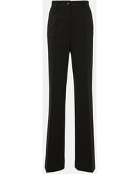 Dolce & Gabbana - Milano High-Rise Jersey Flared Pants - Lyst