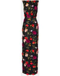 Erdem - Robe Longue Brodee En Jacquard - Lyst